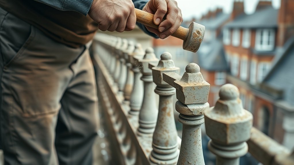 Balustrade Repair Notting Hill