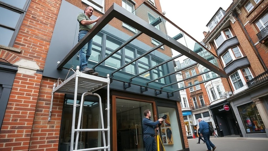 Shopfront Canopy Notting Hill