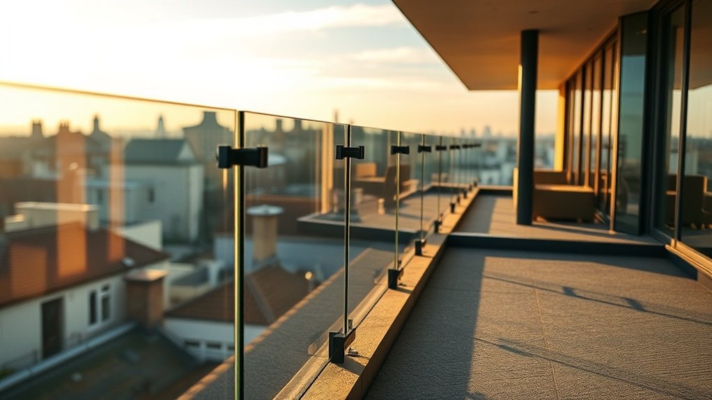 Terrace Glass Balustrades Notting Hill