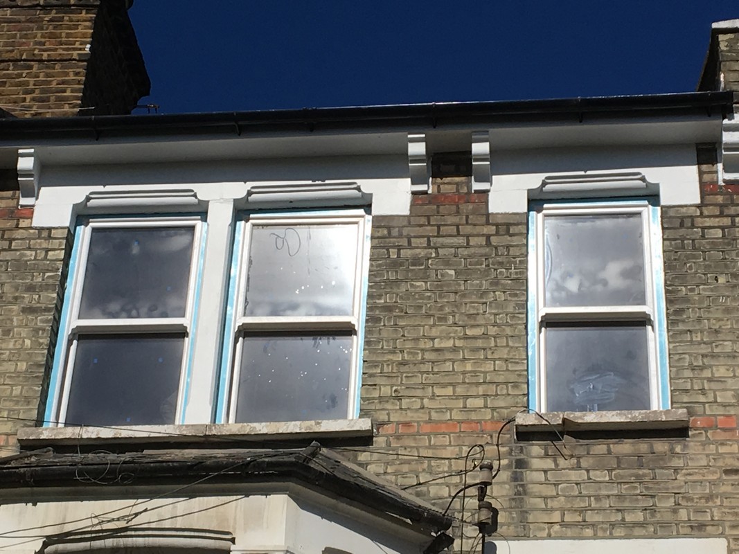 New uPVC sash windows fitted on Victorian terrace in Notting Hill